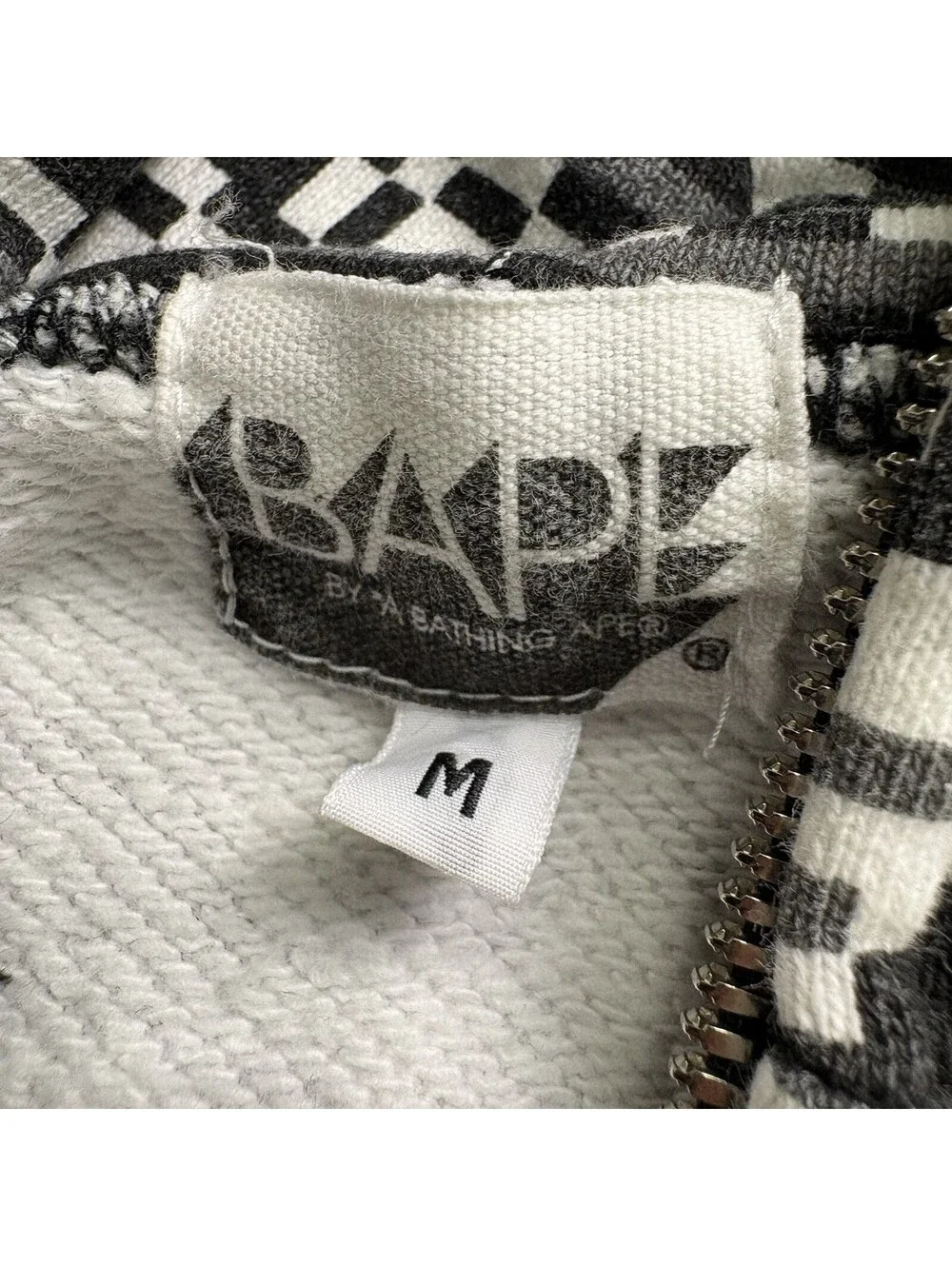 Bape Full Zip 8 Bit Diamond Hoodie Size Medium A Bathing Ape